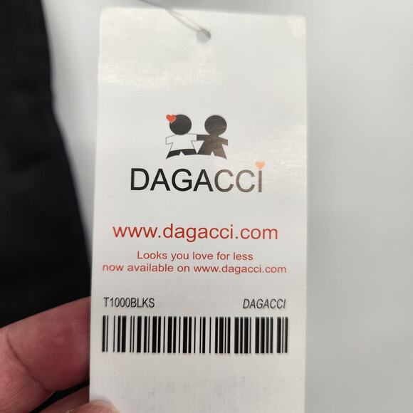 NWT Dagacci Black Medical Dental Short Sleeve Scrub Top Women's S - Picture 3 of 8